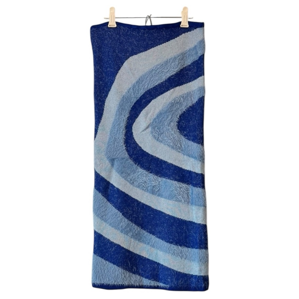 House of Sunny Spice Hockney Strapless Tube Mini Dress in Klein Blue, Small, NWT - Picture 6 of 9